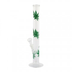 Leaves Glass Bong – 35cm