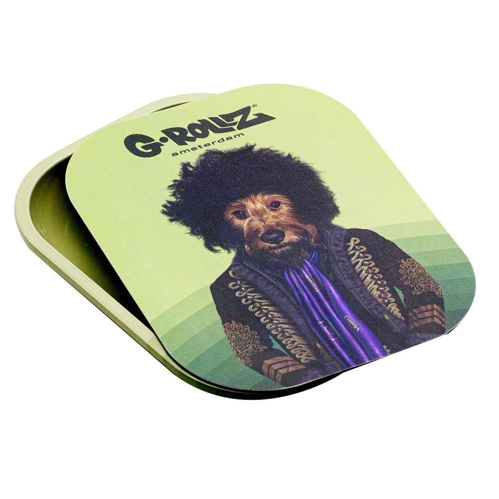 'Psychedelic' Magnetic Rolling Tray Cover - 18x14cm (small)