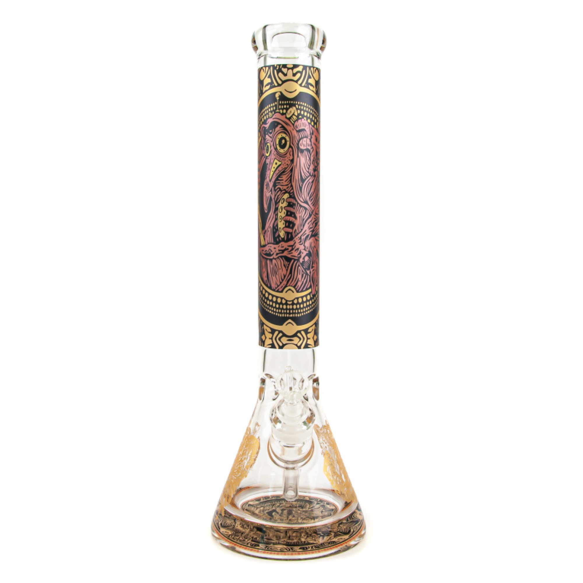 Plague Doctor Heavy Beaker Bong by Amsterdam - 43cm