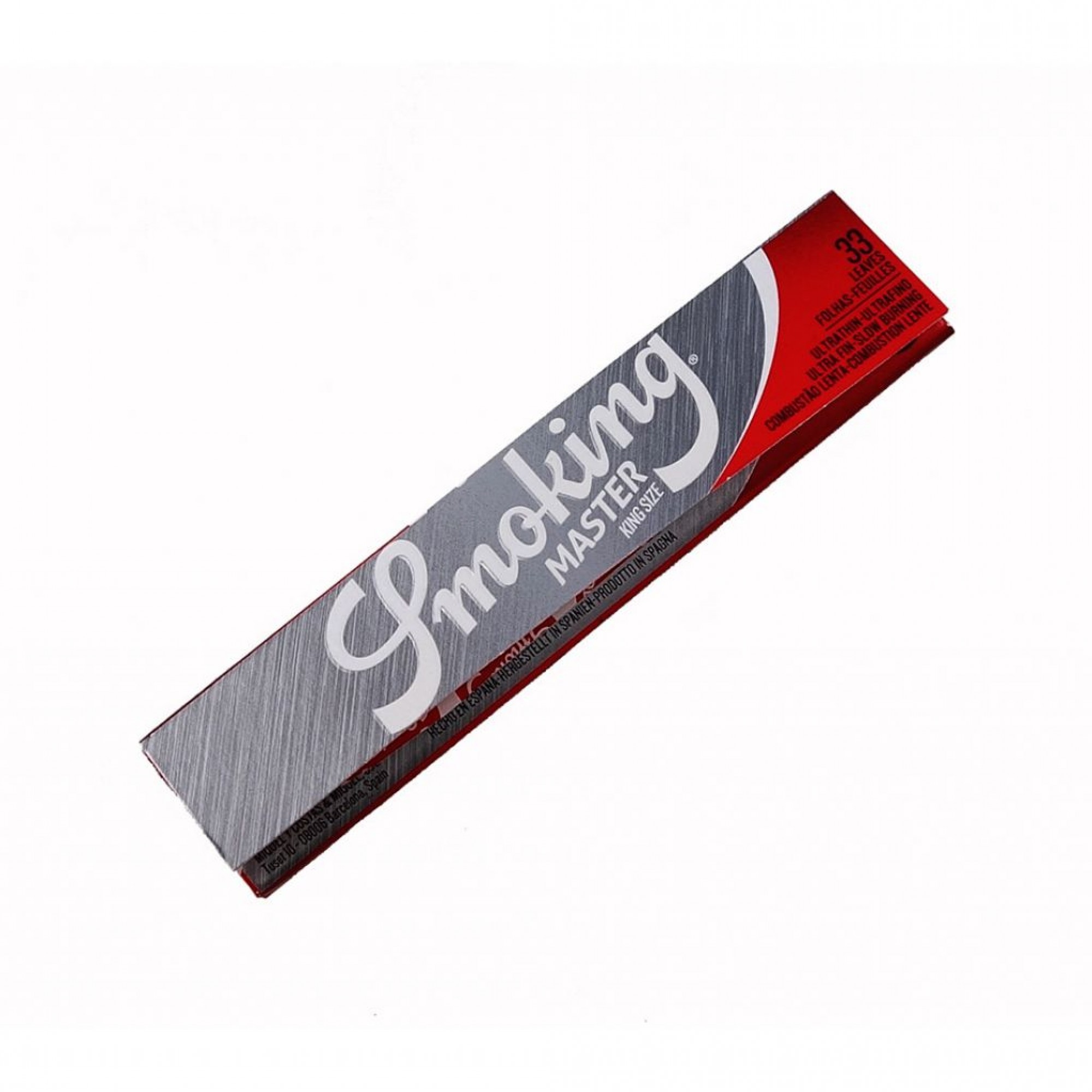 Smoking Master King Size Silver Ultra Slim Rolling Papers Smoking Master King Size Silver Ultra Slim Rolling Papers