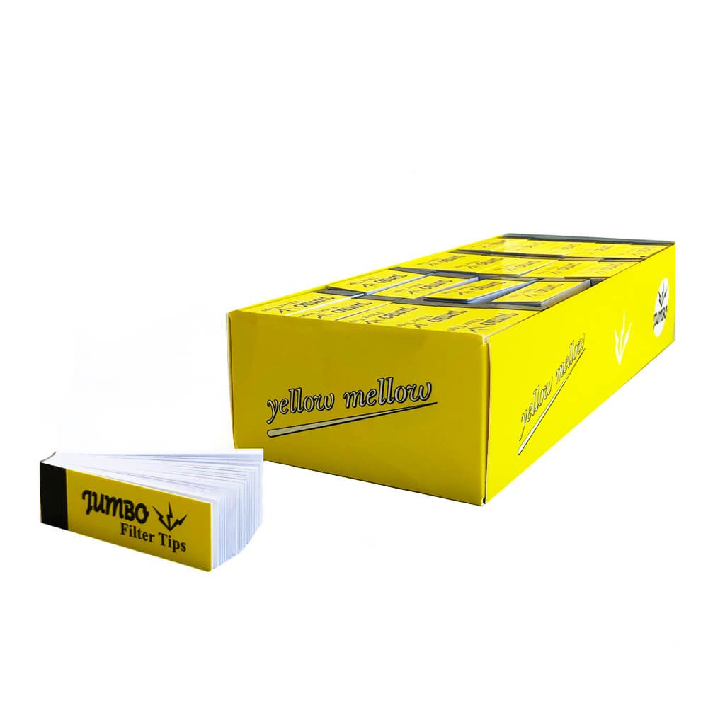Mellow Yellow Filter Tips - 18mm - by Jumbo