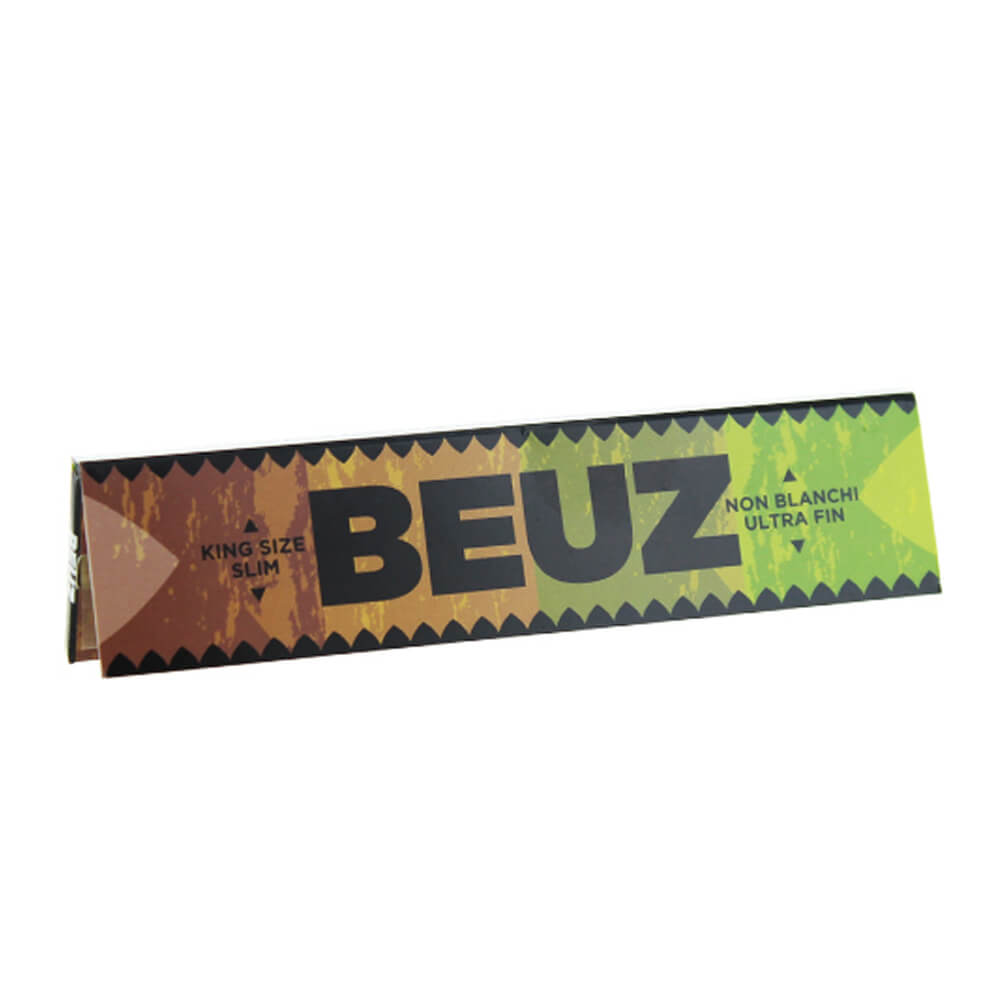 Beuz King Size Slim Ultra-Thin Unbleached Rolling Papers