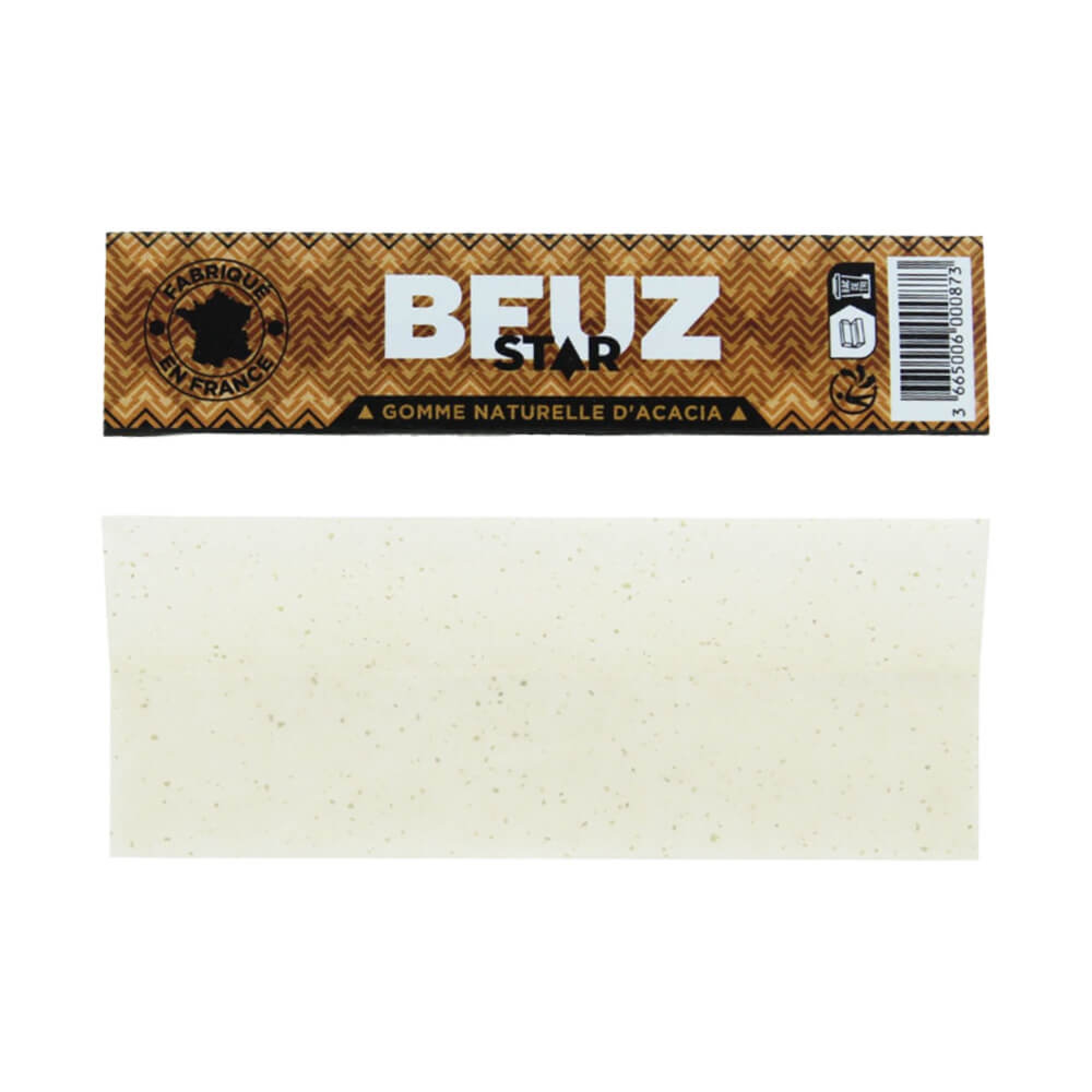 Beuz Star King Size Slim Ultra-Thin Unbleached Rolling Papers