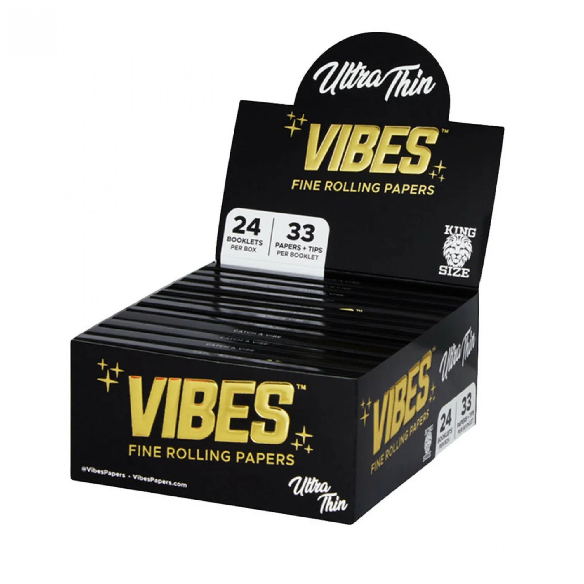 Vibes King Size Slim Ultra-Thin Rolling Papers