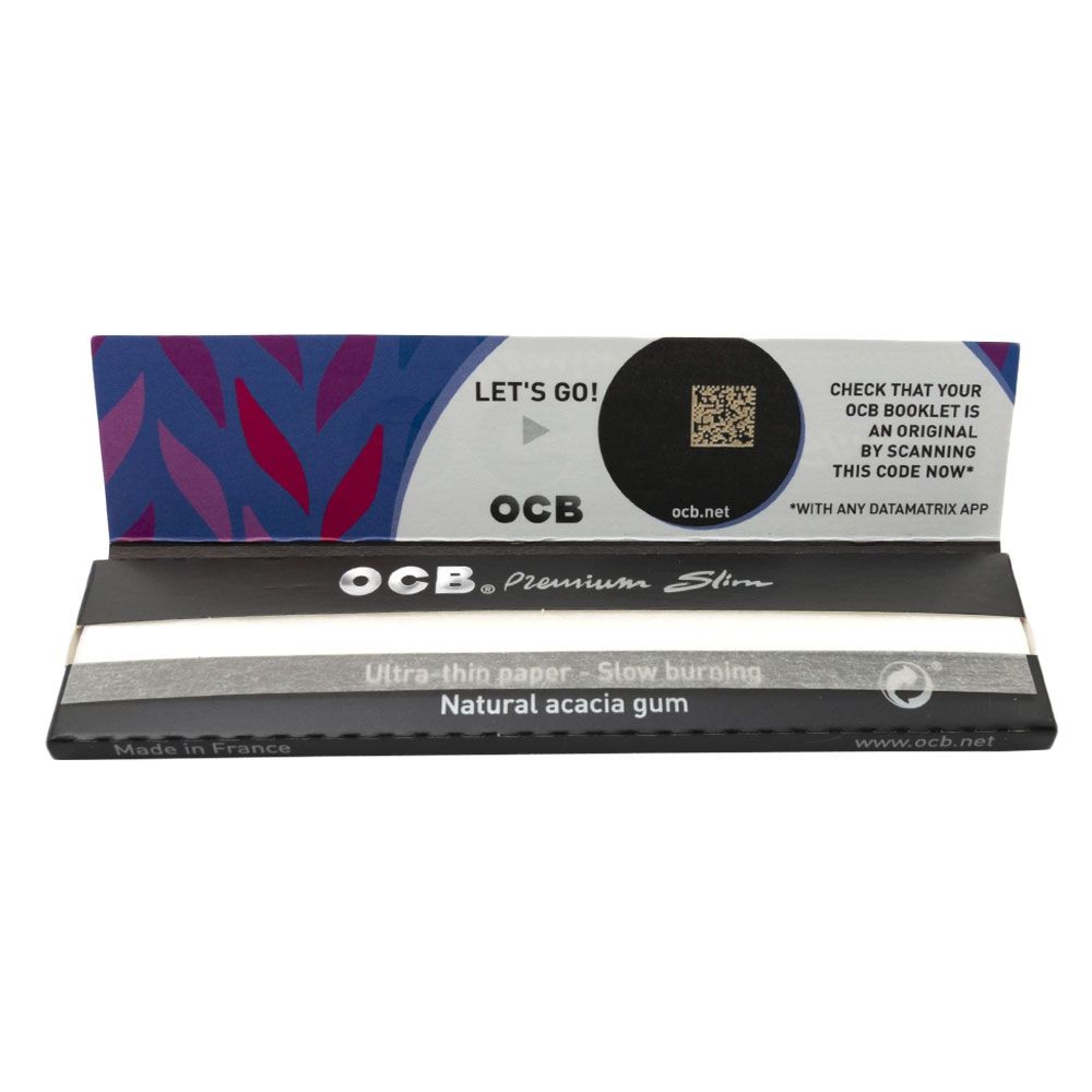 OCB Black Premium King Size Slim Ultra-Thin Rolling Papers