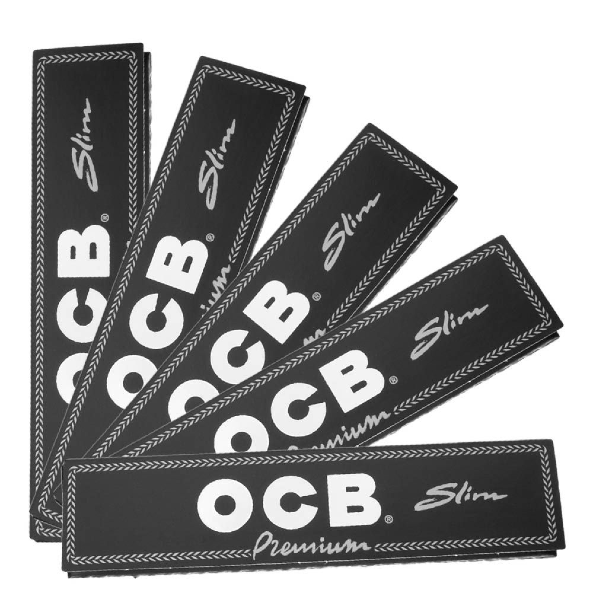 OCB Black Premium King Size Slim Ultra-Thin Rolling Papers