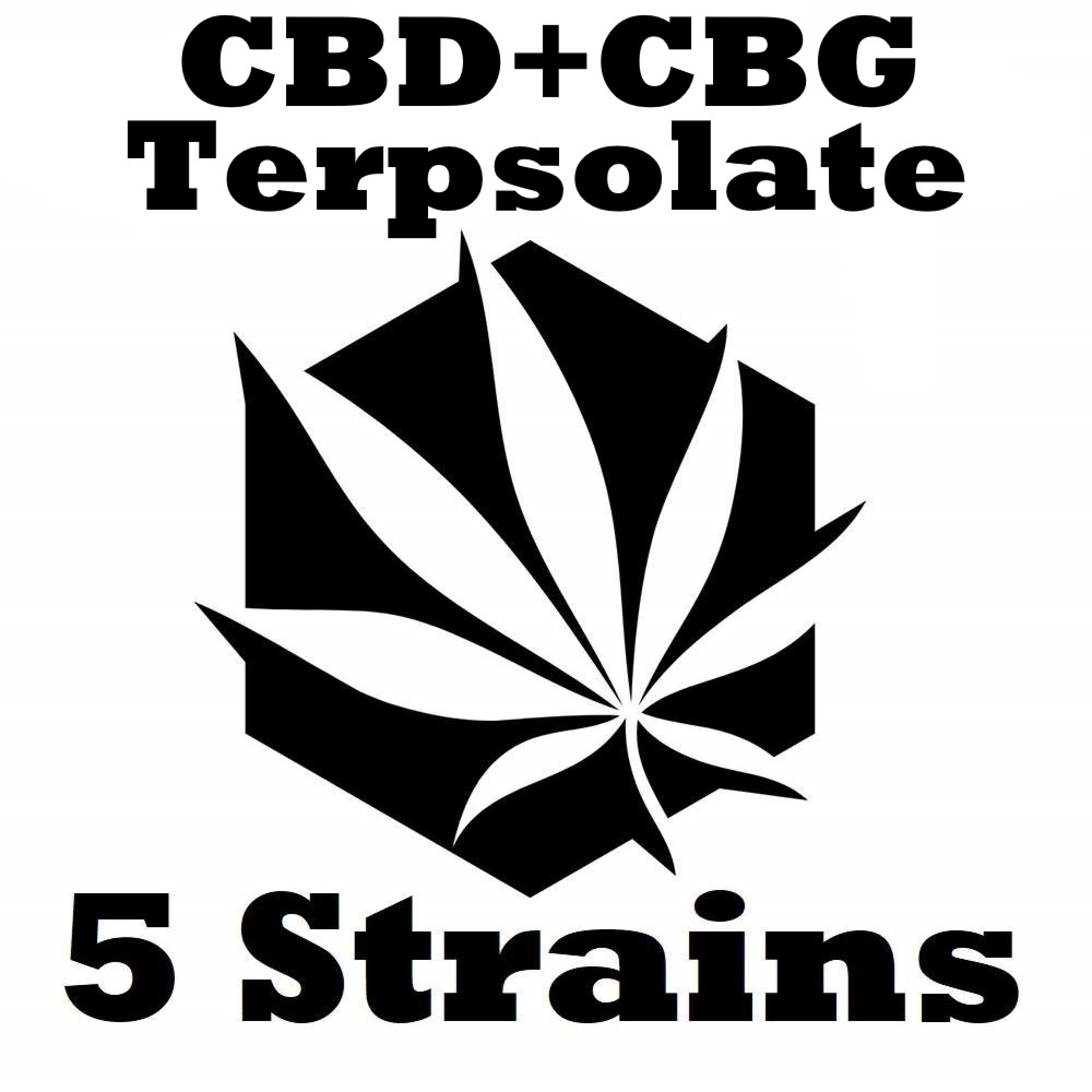 5 CBD+CBG Terpsolate Selection