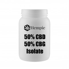Wholesale 50% CBD + 50% CBG Isolate