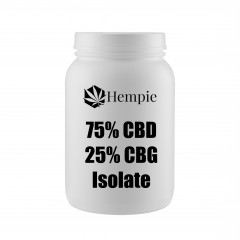 Wholesale 75% CBD + 25% CBG Isolate