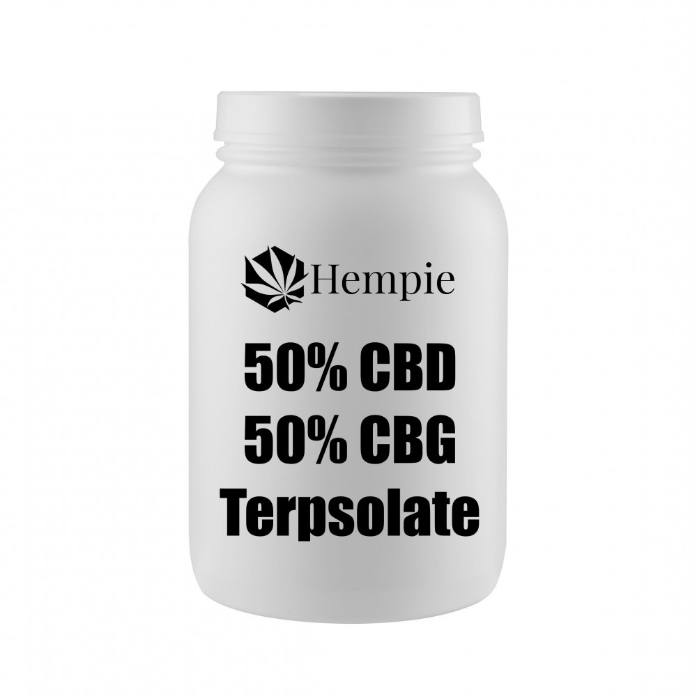 Wholesale 50% CBD + 50% CBG Terpsolate